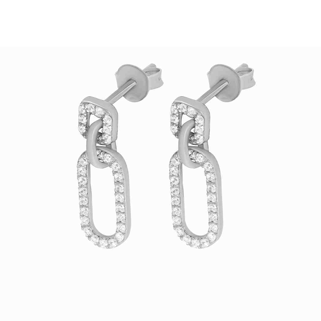 Paperclip Drop Earrings ER21814A